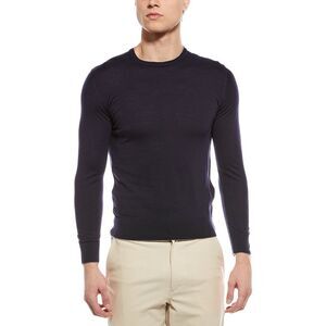 Eleventy Mens  Wool & Silk-Blend Crewneck Sweater